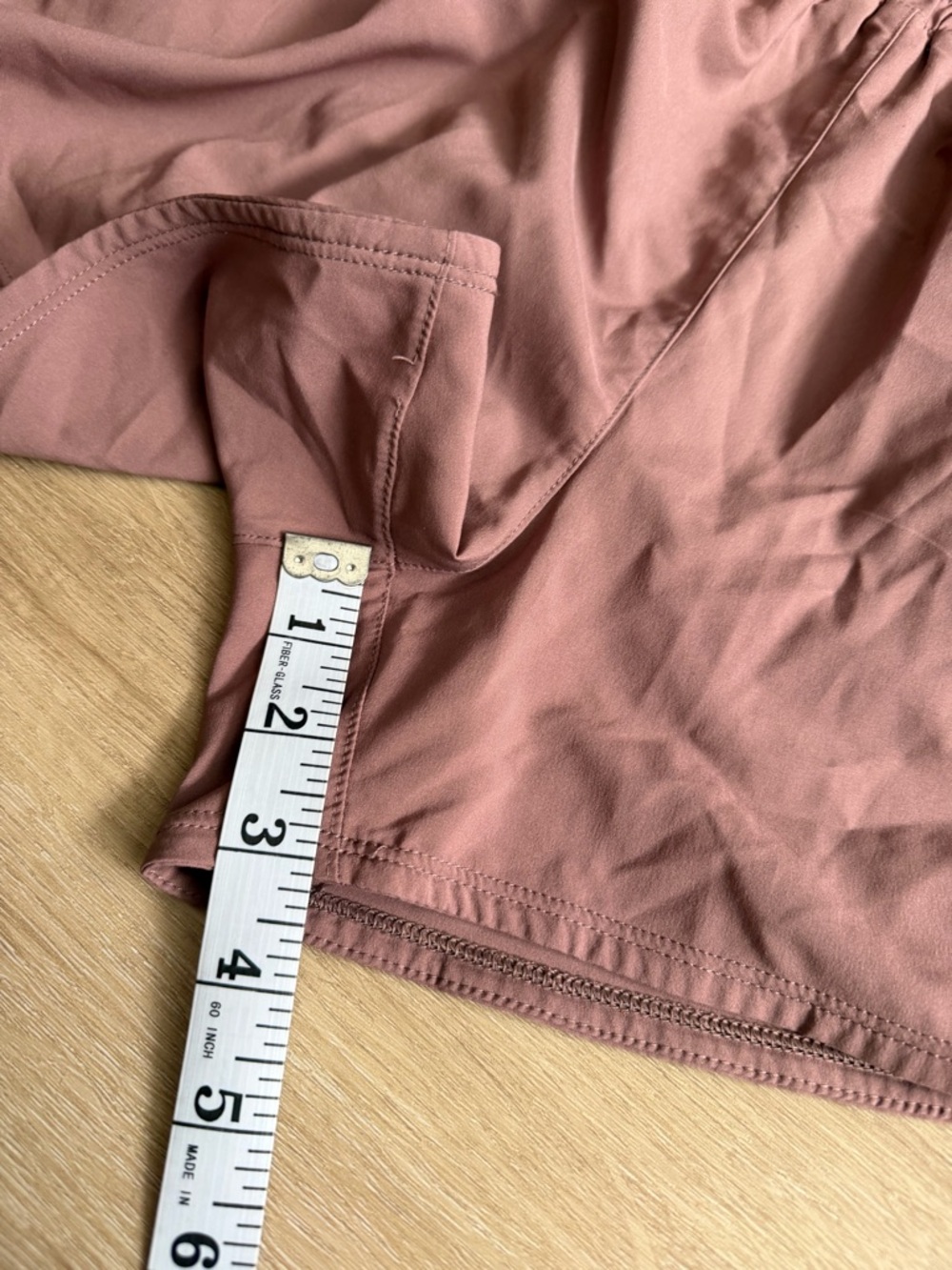 Nike Dri-FIT One Womens Size Medium Ultra High-Waisted Mauve - Picture 5 of 8